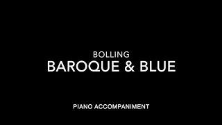 Bolling: Baroque & blue piano accompaniment