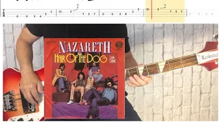 "HAIR OF THE DOG" - NAZARETH (BASS TAB/OVER) FRANKS BASS COVERS