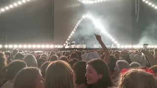Crowd singing Bohemian Rhapsody before Harry Styles concert - Cardiff 21.06.23