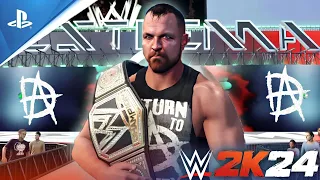 WWE 2K24 - DEAN AMBROSE FULL ENTRANCE 🔥