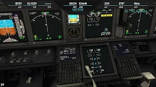 PMDG 737-700, VATSIM, FULL ATC, EKCH-EHAM.