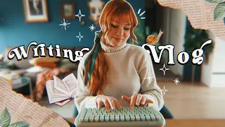 Writing Vlog ✒️☁️✨ going to a witchy writing course, overcoming writer's block 🌙