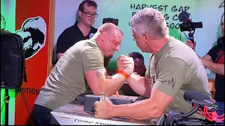 Paul Linn vs John Brzenk Arm Wrestling at Virginia State 2021 #johnbrzenk #armwrestling