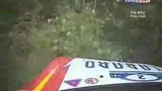 Dani Sordo crash - Rally Finland 2006