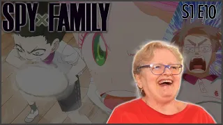 Grandma Reacts To Spy X Family Episode 10 "The Great Dodgeball Plan" | GRANIME