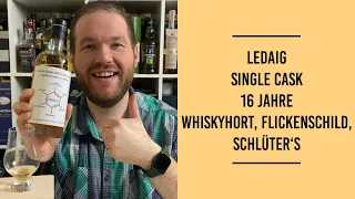 Whisky³ Ledaig 16 Jahre Single Cask Review - Whiskyhort, Flickenschild, Schlüter‘s | Friendly Mr. Z