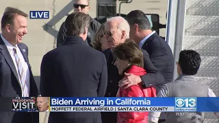 Pres. Biden arrives in California to tour storm damage