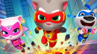 Talking Tom Hero Dash - Super Tom - Walkthrough Gameplay Part 1  (Android, iOS) 2021 HD
