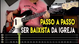 Zero Bass Class - Bassist Playing His First Song at Church