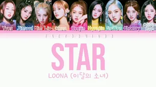 Loona - Star (Voice English Ver.) Lyrics (Color Coded Lyrics Eng/Pt-Br)