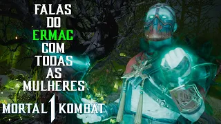 FALAS DO ERMAC COM AS MULHERES - MORTAL KOMBAT 1