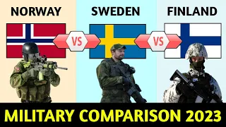 Norway vs Sweden vs Finland Military Power Comparison 2023 Finland vs Norway vs Sweden Military Comp
