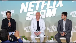 ATP - The Netflix Slam 2024 - Rafael Nadal : "I won't play Carlos Alcaraz much, which is good"