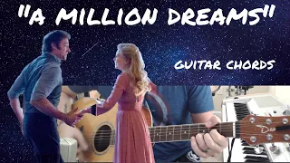 How To Play "A Million Dreams" - Guitar Chords Lesson with Tabs