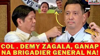 PBBM, Pinangunahan ang paglagay ng rank of Brigadier General kay Demy Zagala