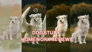Your dog study homework is amazing! | Basics of Digital Painting