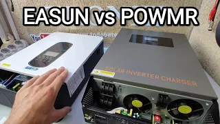 Easun Power vs PowMr. Inversores solares hybridos. ON GRID / OFF GRID características y tests.