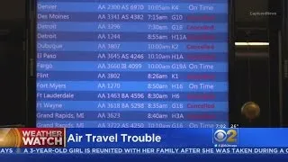 Chicago Area Snowstorm Leads To Canceled Flights At O'Hare, Midway