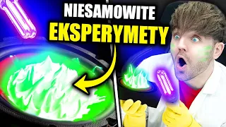 Niesamowite EKSPERYMENTY z INTERNETU! *ciecz nienewtonowska UV*