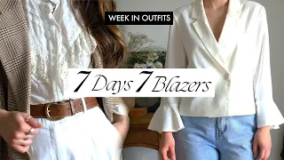 Week In Outfits | Styling Blazers for Spring