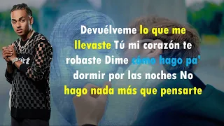 Devuelveme - Ozuna (LETRA)