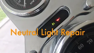 How To Harley Davidson Neutral Light Switch Repair.