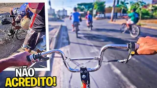 NÃO ACREDITO QUE A MOTORIZADA DELE ESTRAGOU LONGE DE CASA * bike vlog *