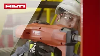 INTRODUCING the BX 3-BT for battery-powered fastening on steel