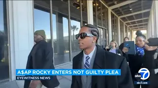 A$AP Rocky pleads not guilty to charges in Hollywood shooting