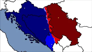 Serbia & Montenegro vs Croatia & Bosnia & Herzegovina