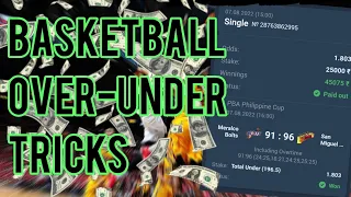 Total over/under basketball betting tricks in hindi | basketball betting tricks and strategy