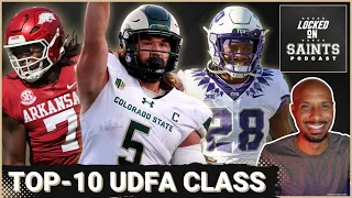 New Orleans Saints UDFA Class Ranks Top-10, Dallin Holker, Mason Tipton Lead Way