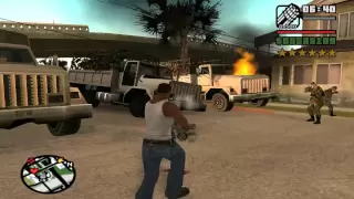 Gta San andreas 6 stelle combattimento finale parte 1/2 [HD] 720p