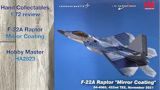 Hobby master F22 Raptor mirror coating 1:72 review