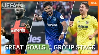 #UEL Great Goals of the Group Stage | Boniface, Paquetá, Comesaña...