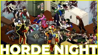 Will they ever stop flooding in? - Horde Night Project Zomboid