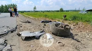 В жестком ДТП на Веневском шоссе в Туле пострадала женщина