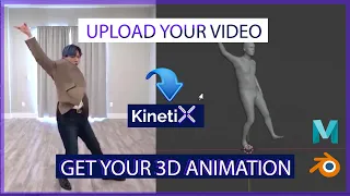 HOW TO TURN YOUR VIDEO INTO 3D ANIMATION WITH 2 SIMPLE STEPS || KinetiX Test