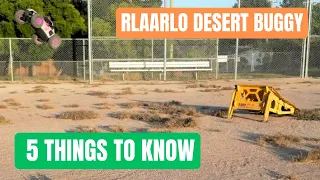 Rlaarlo 1/12 Desert Truck 3s brushless test and review - AMD-12 top speed and jump test