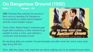 Movie Review: On Dangerous Ground (1951) [HD]