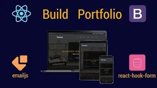 React JS & Bootstrap | Build Portfolio App | 4K