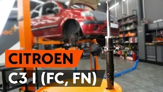 Как заменить стойку амортизатора передней подвески на CITROEN C3 1 (FC, FN) [TUTORIAL AUTODOC]