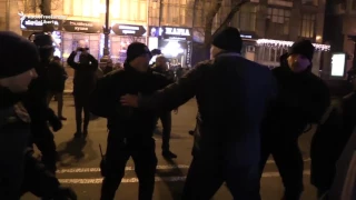 Supporters Of Ukrainian Blockade Clash With Police