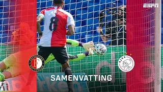 Twee keer rood & twee eigen doelpunten in De Klassieker | Samenvatting Feyenoord - Ajax | Eredivisie