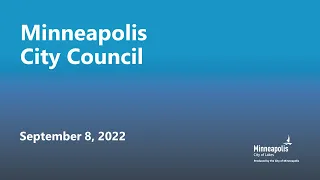 September 8, 2022 City Council