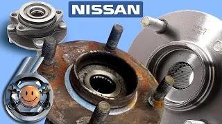 Nissan. How to Replace a Front Wheel Bearing