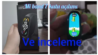 En Çok satan akıllı bileklik xiaomi mi band 7 Kutu açılımı ve inceleme. #miband7 #inceleme #bileklik