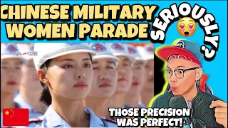 КИТАЙСКИЕ ДЕВУШКИ НА ПАРАДЕ ПОД ПЕСНЮ КАТЮША-CHINESE FEMALE MILITARY PARADE 🇨🇳 (REACTION)