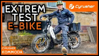 CYRUSHER KOMMODA - EXTREMTEST mit E-BIKE | Ist SPRINGEN & OFFROAD möglich? | Home Build Solution