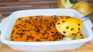 MOUSSE DE MARACUJÁ COM 3 INGREDIENTES! SUPER CREMOSO!